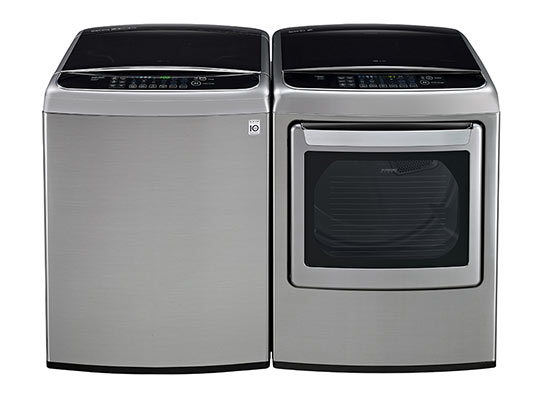 LG Front-Control Top-Load washer with TurboWash™