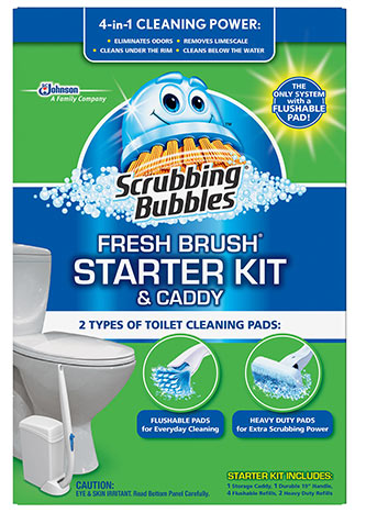 Scrubbing Bubbles® Fresh Brush® Starter Kit and Caddy 