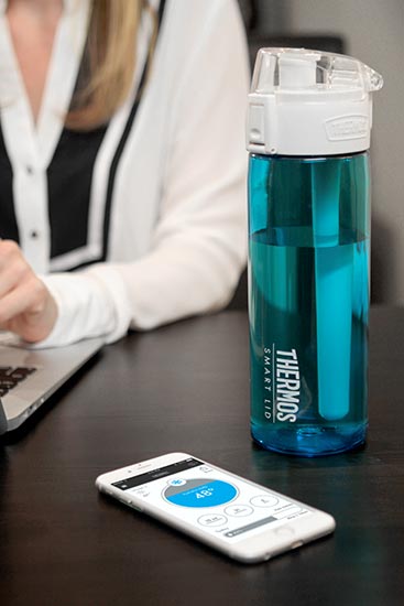 Thermos® Connected Hydration Bottle with Smart Lid