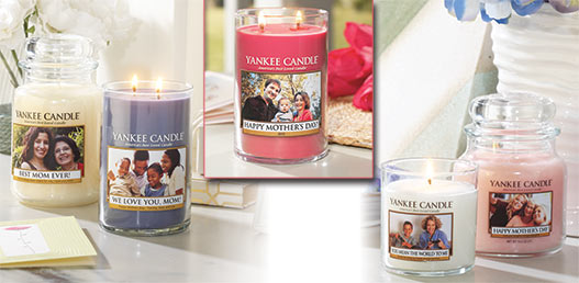 Yankee Candle personalized photo candles