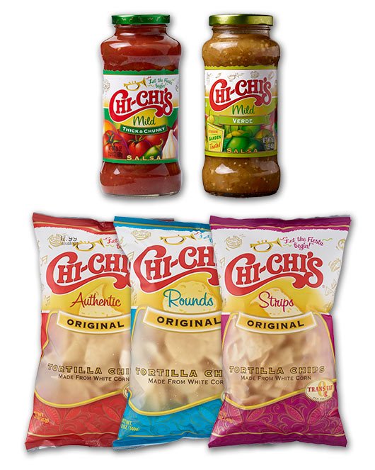 CHI-CHI’S Thick and Chunky Salsa CHI-CHI’S Authentic Tortilla Chips