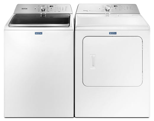 Top Load Washer with the Deep Fill Option and PowerWash® Cycle and Large Capacity Dryer with Steam-Enhanced Cycles