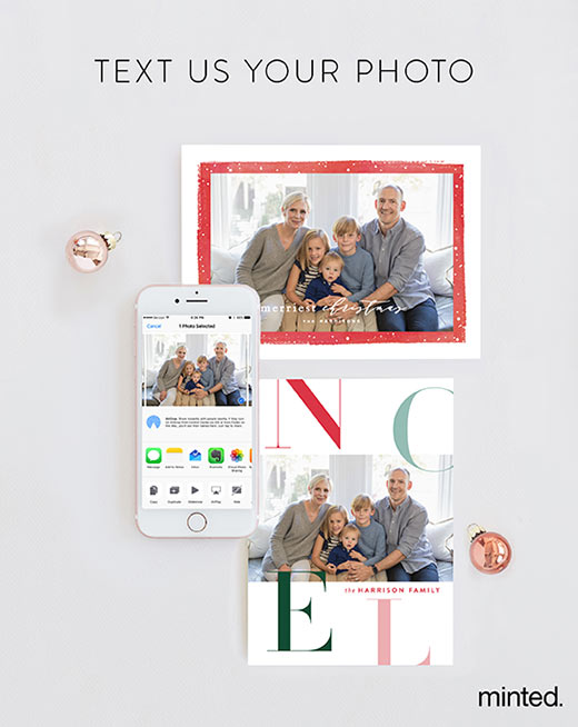Text Us Your Photo by Minted.