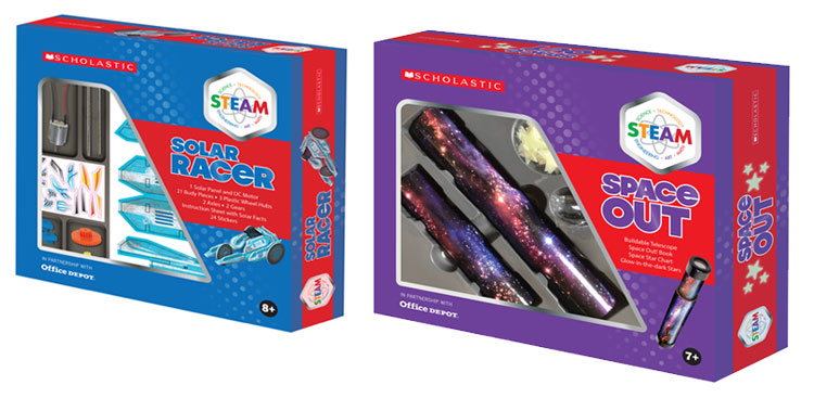Scholastic STEAM Kits, exclusively available at Office Depot and OfficeMax