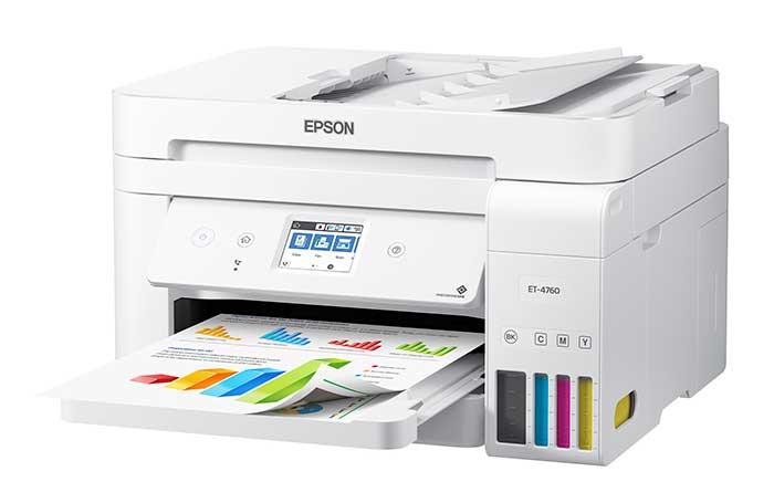 Epson EcoTank ET-4760 All-in-One Cartridge-Free Supertank Printer