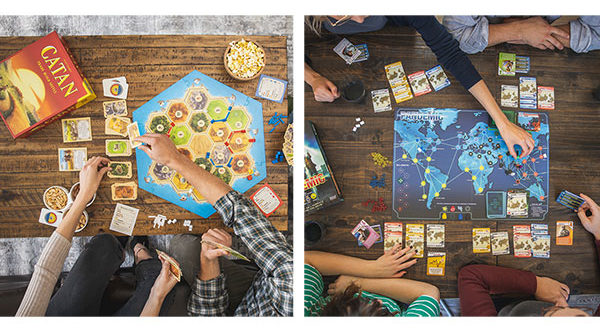 Catan and Pandemic – The Board Game