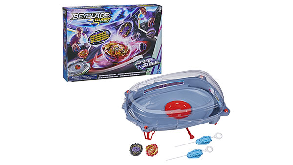 Beyblade Burst Surge Speedstorm Motor Strike Battle Set Game 