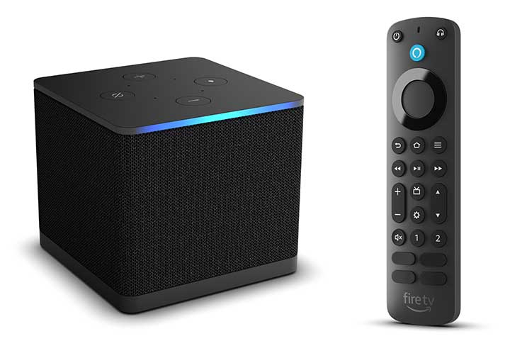 Fire TV Cube (3rd Gen.) and Alexa Voice Remote Pro