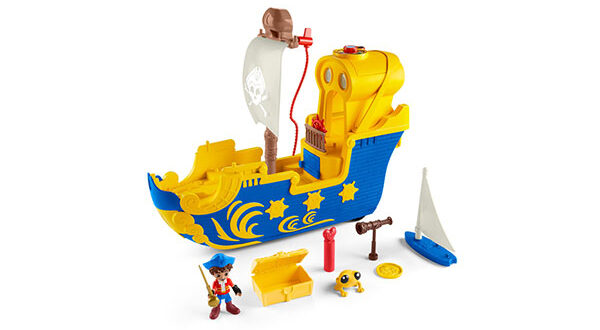 Lights & Sounds El Bravo Pirate Ship Playset