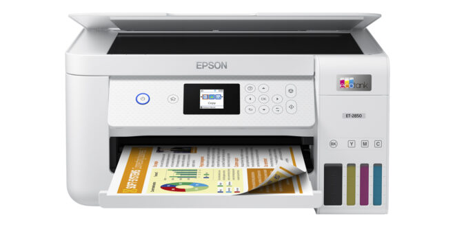 EcoTank ET-2850 All-in-One Cartridge-Free Supertank Printer