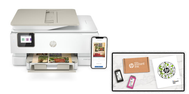 HP ENVY Inspire 7955e All-in-One Printer with Instant Ink and Paper Add-on Service