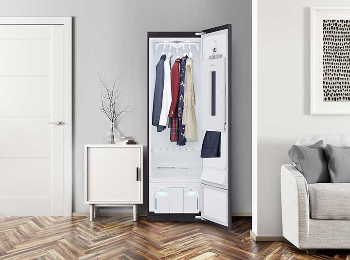 LG Styler® Steam Closet with TrueSteam® Technology and Exclusive Moving Hangers
