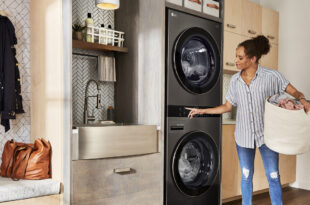 LG WashTower™ Single Unit Front Load 4.5 CU.FT Washer & 7.2 CU. FT. Heat Pump with Ventless Dryer