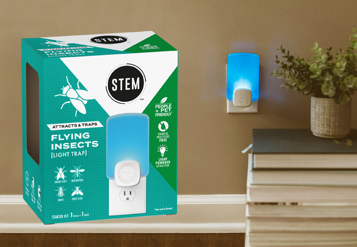 STEM™ Attracts & Traps Flying Insects Light Trap