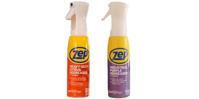 Zep Heavy-Duty Citrus Degreaser & Cleaner Mist and Zep Industrial Purple Degreaser & Cleaner Mist